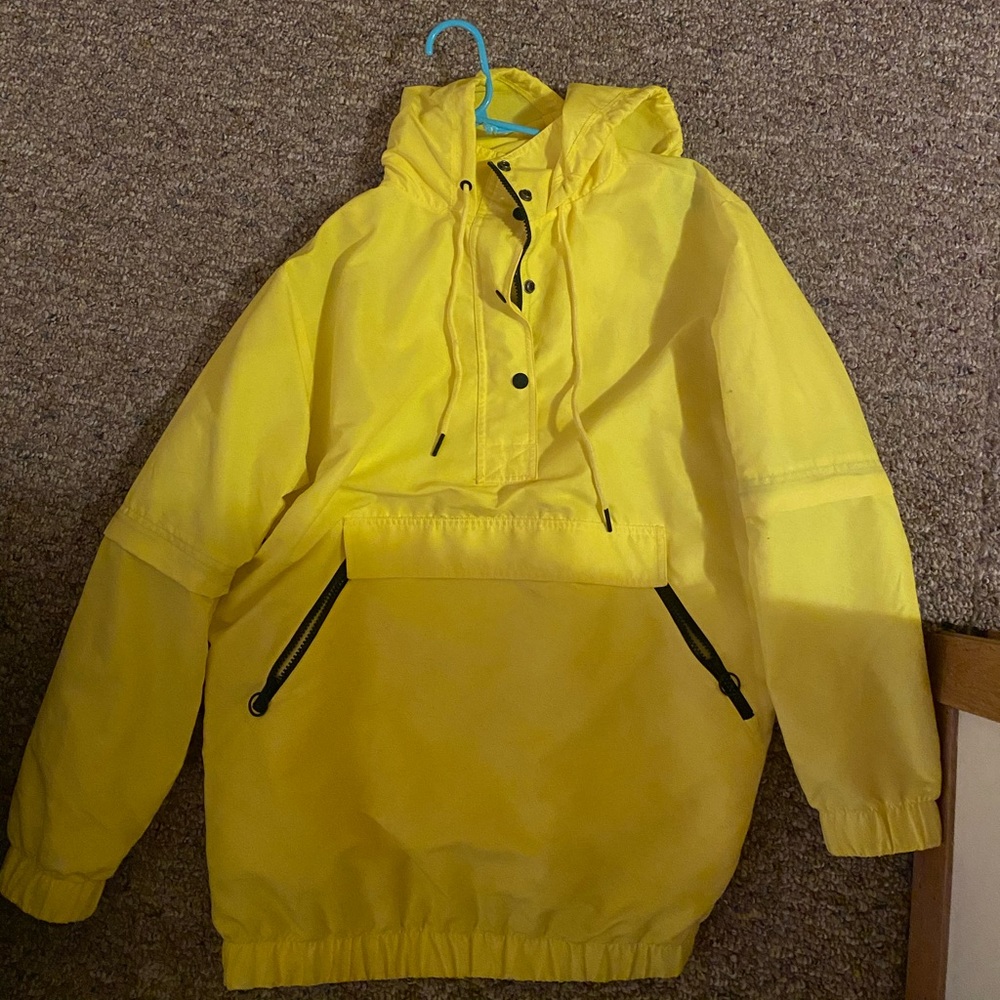 Yellow Windbreaker